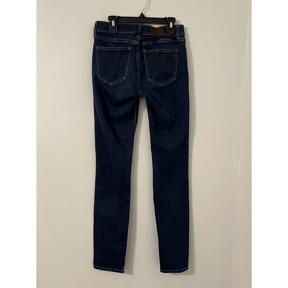 Madewell Women’s Jeans Size 25 Alley Straight Fit 26x29.5 stretch Dark Wash - Picture 7 of 11